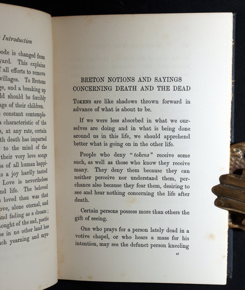 1898 Rare First Edition - Dealings with the Dead, From La Légende de la Mort
