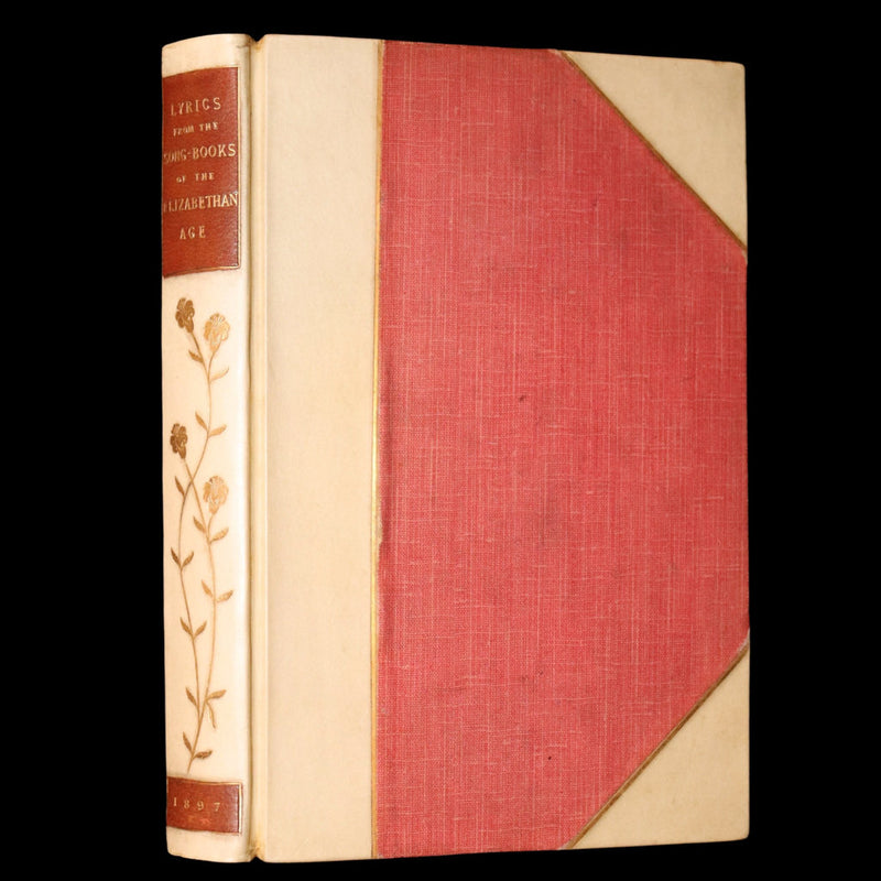 1897 Arts and Crafts binding - Lyrics from the Song-Books of the Elizabethan Age