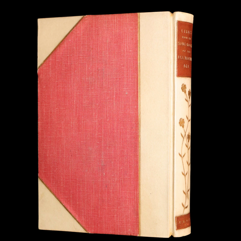 1897 Arts and Crafts binding - Lyrics from the Song-Books of the Elizabethan Age