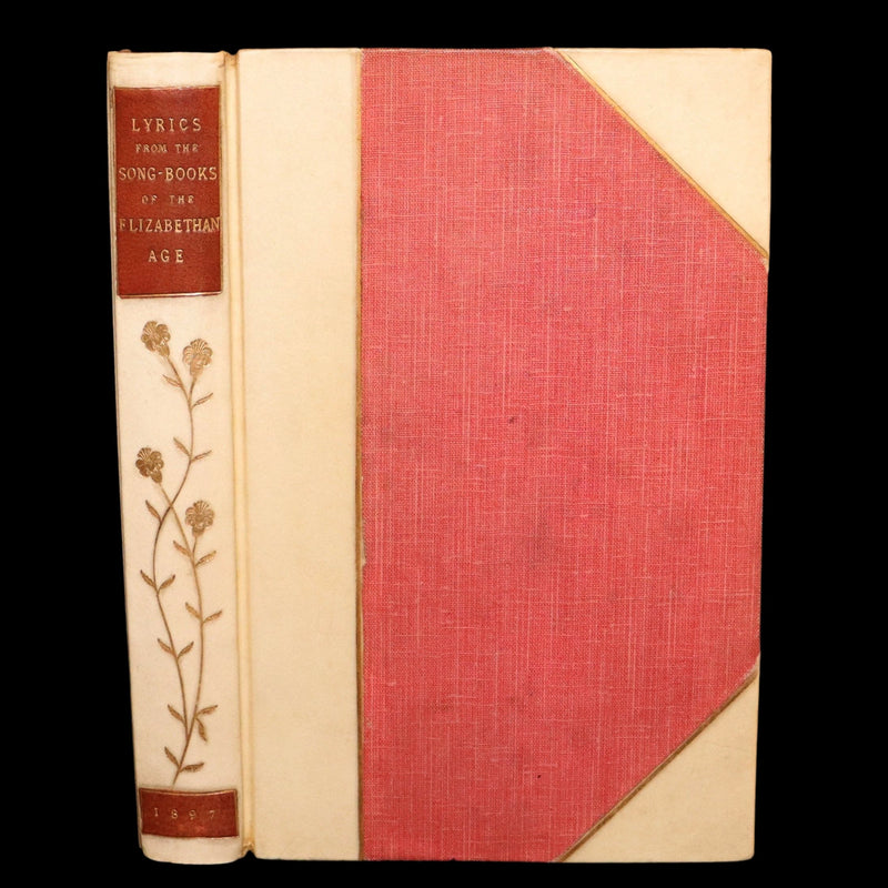 1897 Arts and Crafts binding - Lyrics from the Song-Books of the Elizabethan Age
