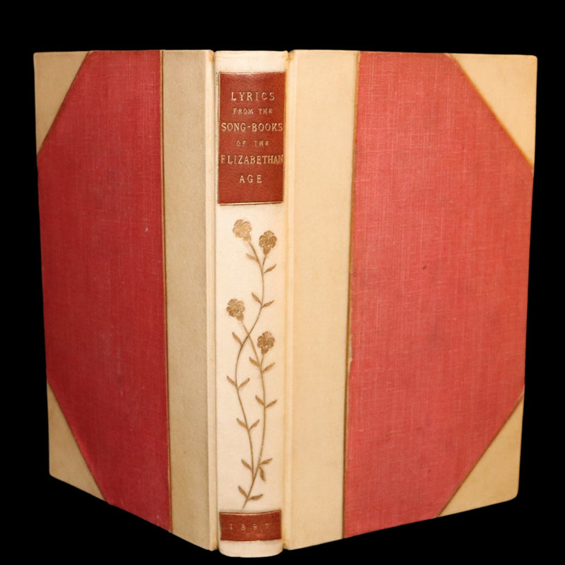 1897 Arts and Crafts binding - Lyrics from the Song-Books of the Elizabethan Age