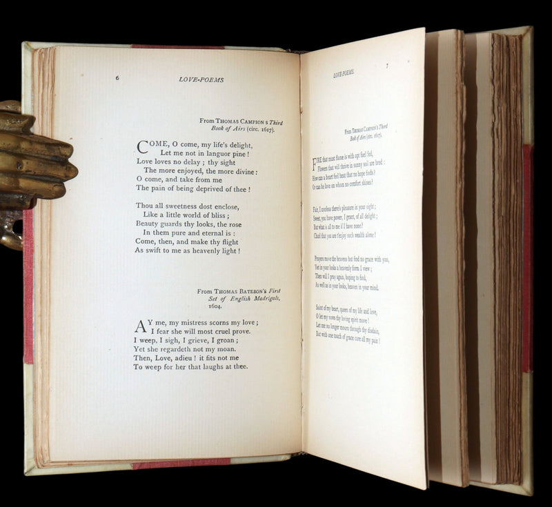 1897 Arts and Crafts binding - Lyrics from the Song-Books of the Elizabethan Age