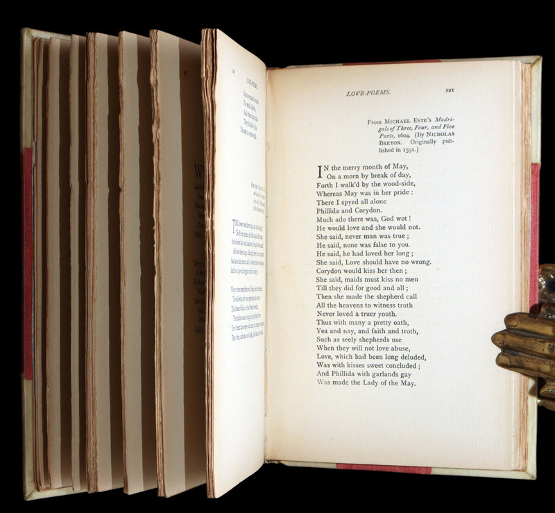 1897 Arts and Crafts binding - Lyrics from the Song-Books of the Elizabethan Age