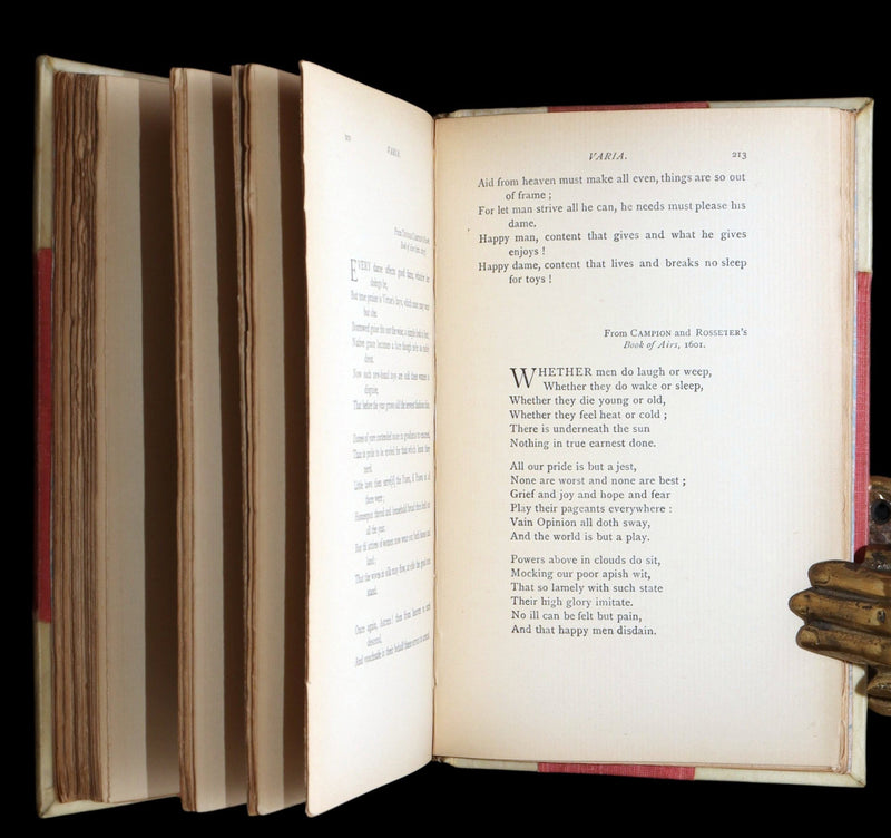 1897 Arts and Crafts binding - Lyrics from the Song-Books of the Elizabethan Age