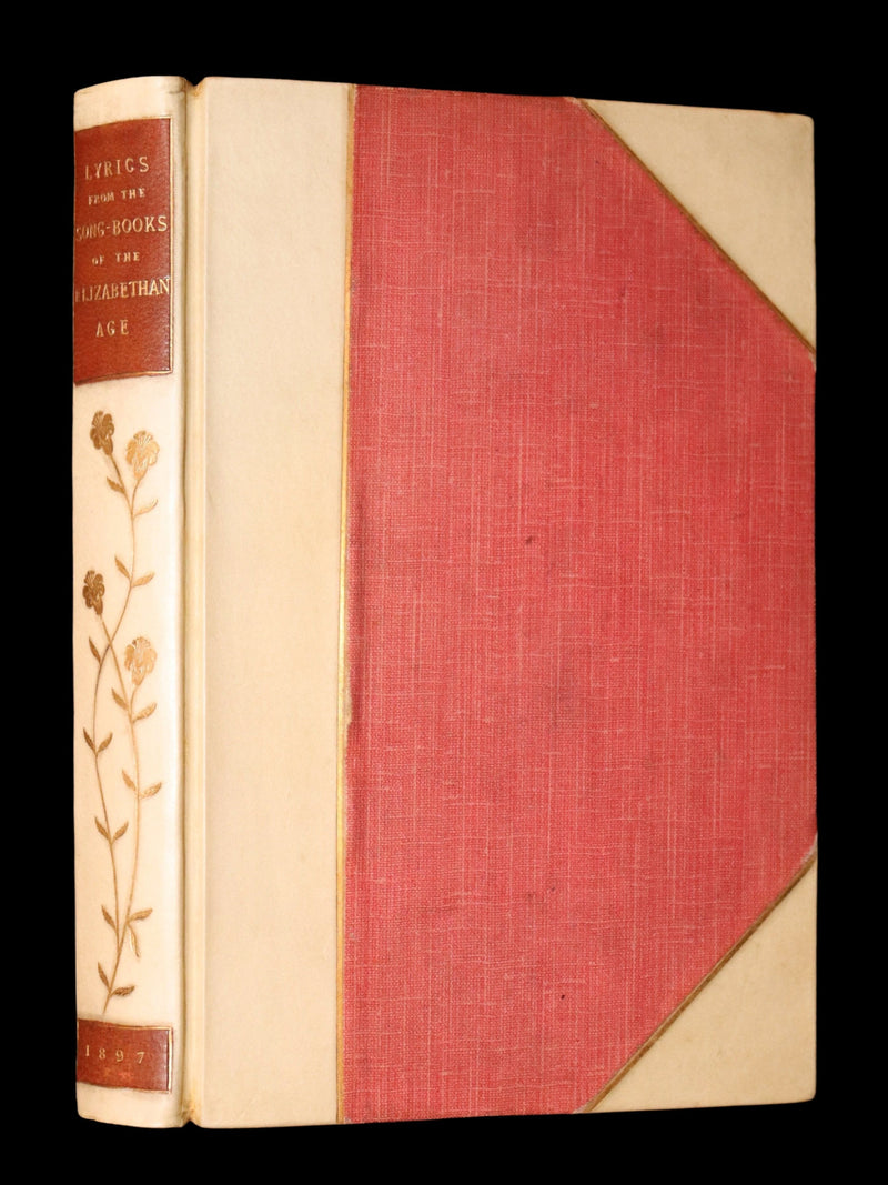 1897 Arts and Crafts binding - Lyrics from the Song-Books of the Elizabethan Age