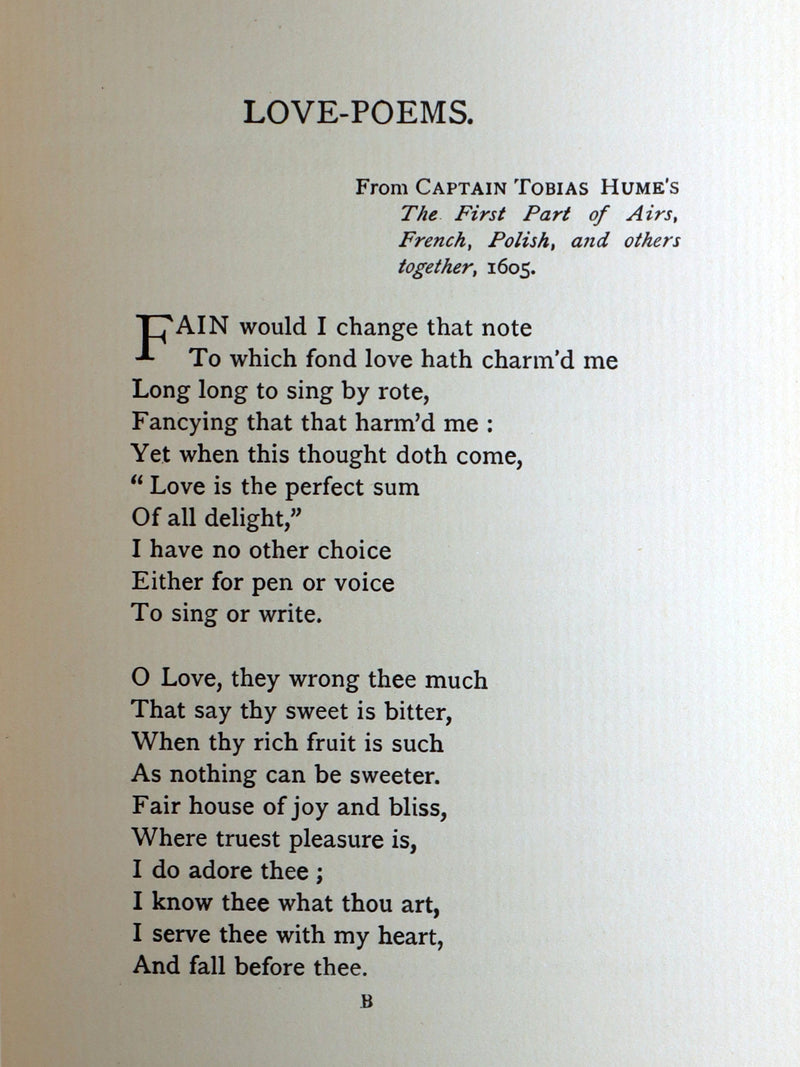 1897 Arts and Crafts binding - Lyrics from the Song-Books of the Elizabethan Age