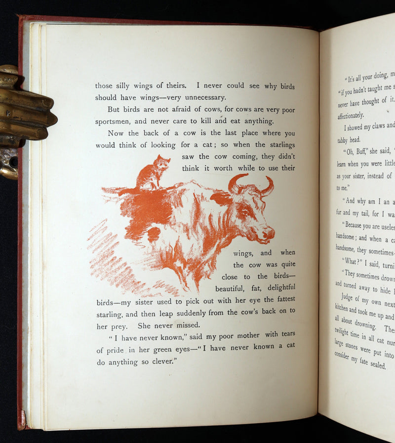 1895 Scare First Edition - Cat Stories, Pussy Tales by E. Nesbit