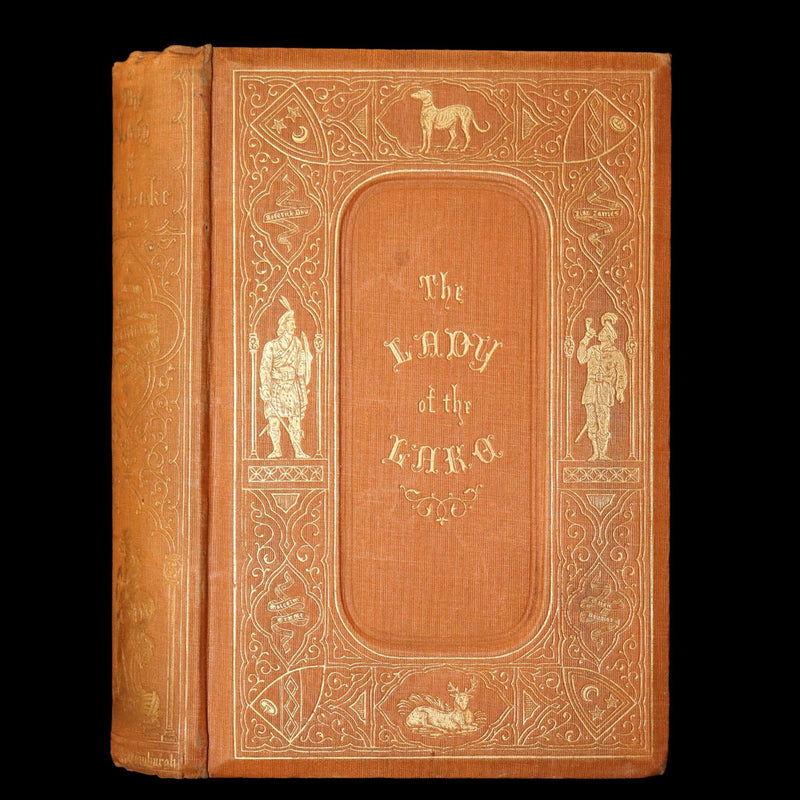 1853 Rare Book - Lady of the Lake by Sir Walter Scott, Illustrated