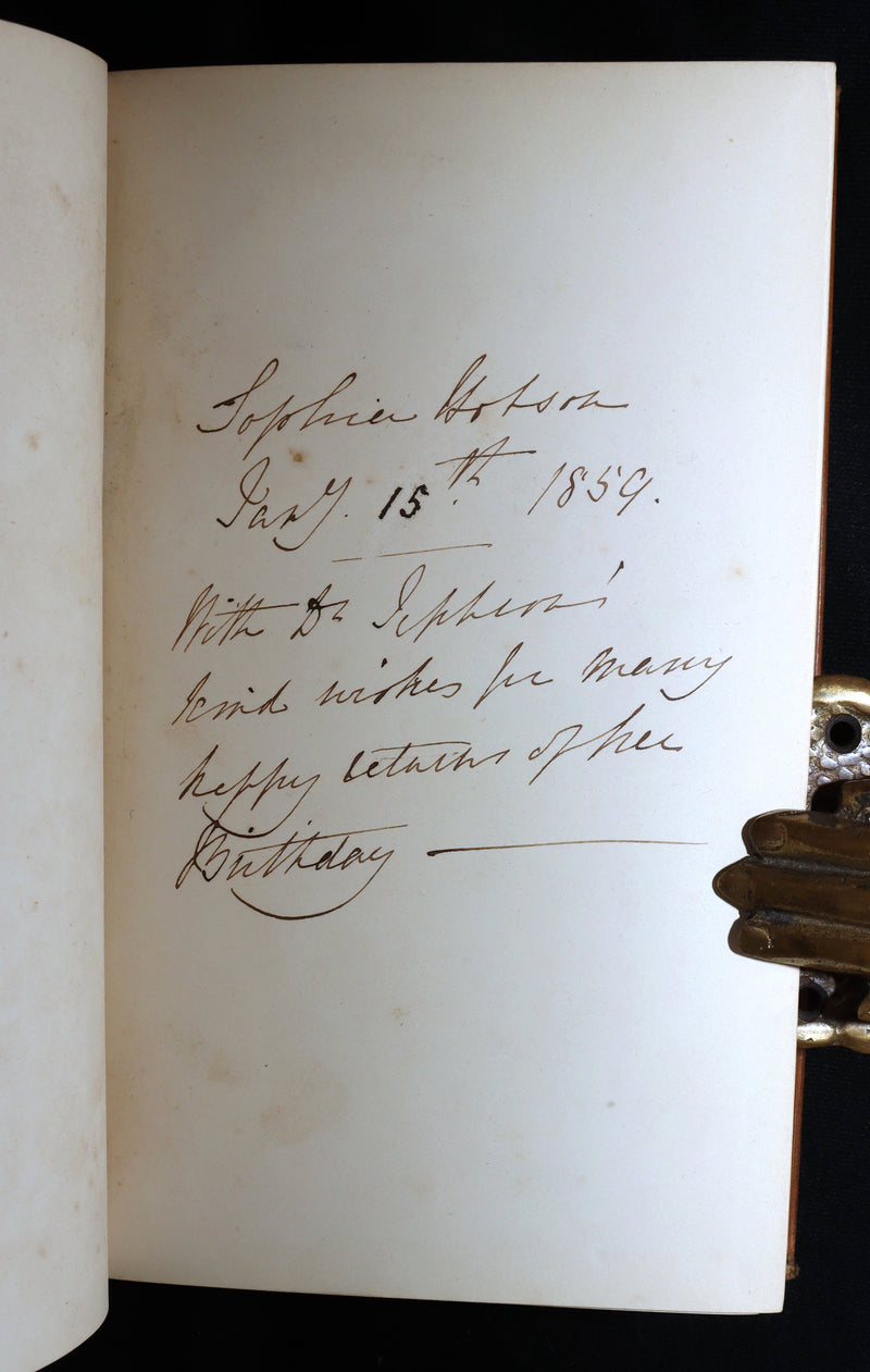 1853 Rare Book - Lady of the Lake by Sir Walter Scott, Illustrated