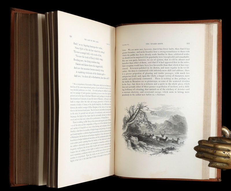 1853 Rare Book - Lady of the Lake by Sir Walter Scott, Illustrated