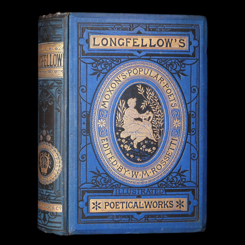 1882 Rare Book - The Poetical Works of Henry W. Longfellow, Illustrated