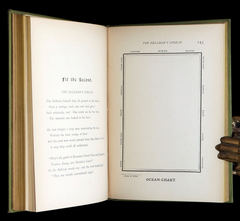 1883 Rare 1stED - Rhyme? And Reason?, The Hunting of the Snark by Lewis Carroll