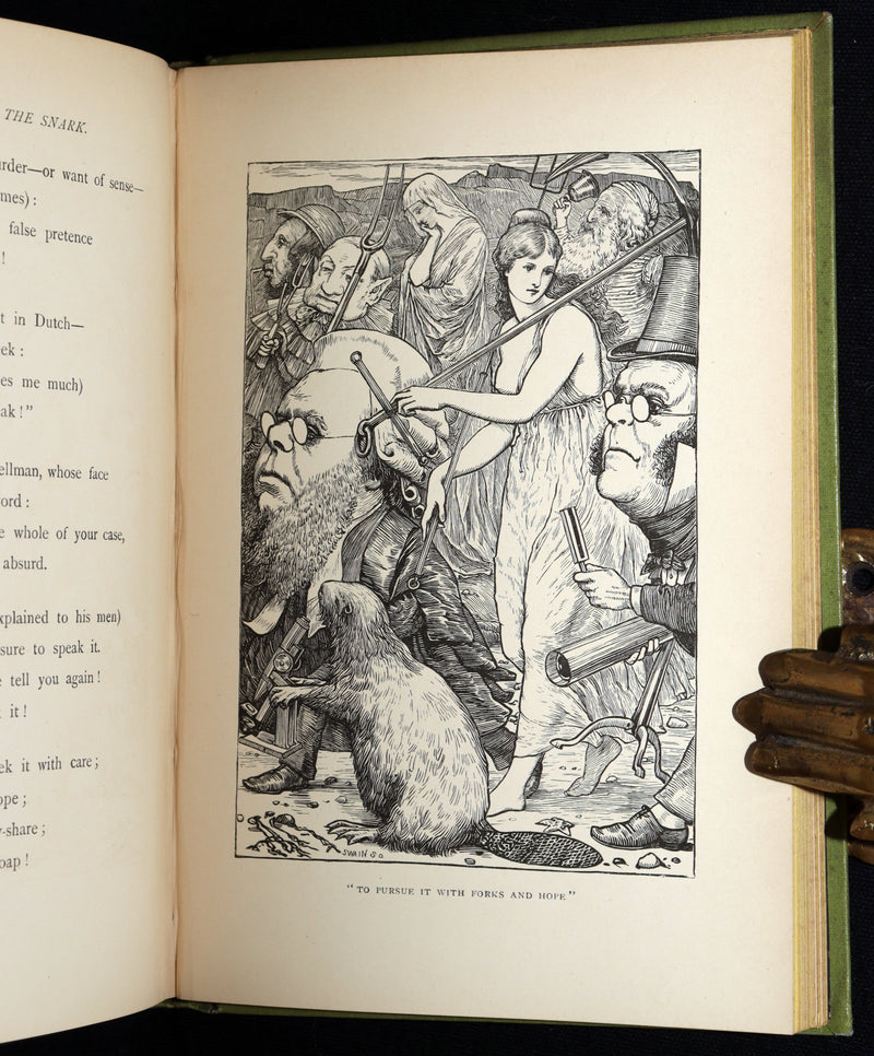 1883 Rare 1stED - Rhyme? And Reason?, The Hunting of the Snark by Lewis Carroll
