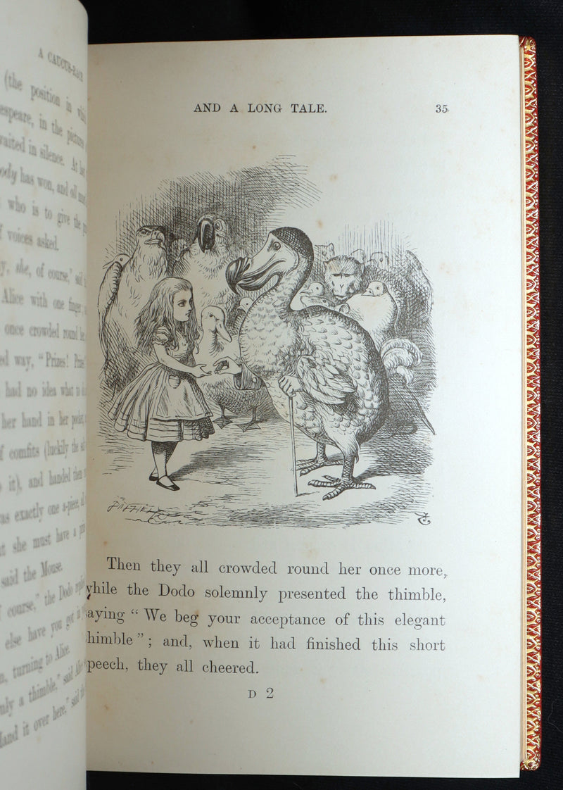 1899 Rare Zaehnsdorf Binding - Alice’s Adventures in Wonderland by Lewis Carroll