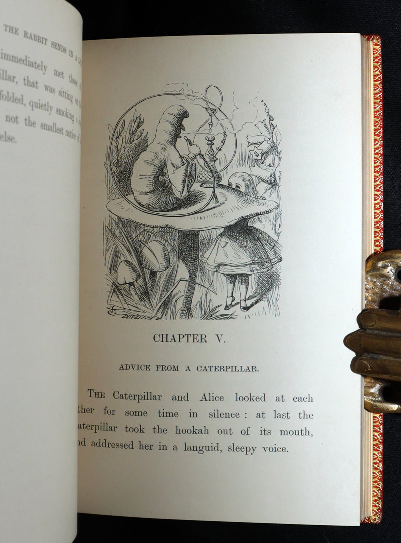 1899 Rare Zaehnsdorf Binding - Alice’s Adventures in Wonderland by Lewis Carroll