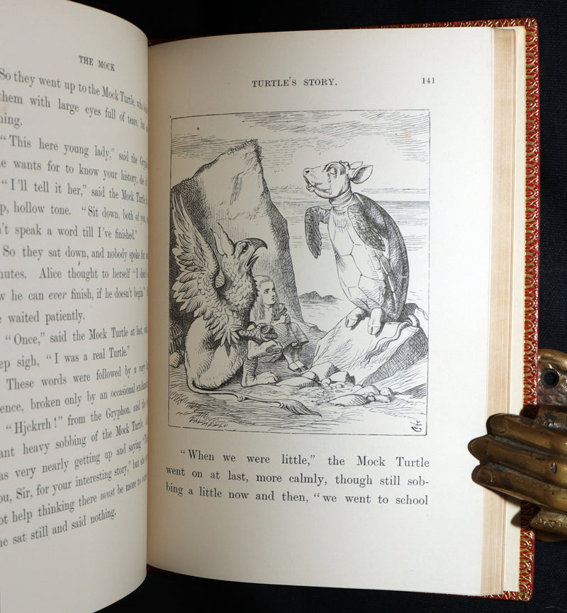 1899 Rare Zaehnsdorf Binding - Alice’s Adventures in Wonderland by Lewis Carroll