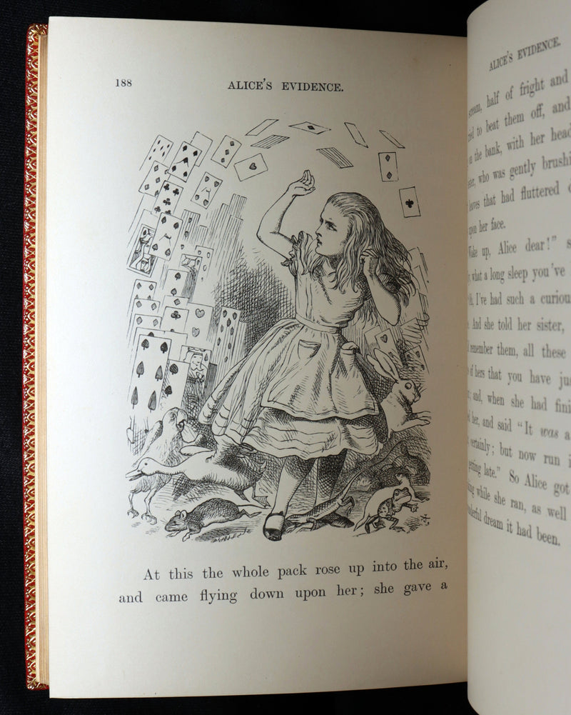 1899 Rare Zaehnsdorf Binding - Alice’s Adventures in Wonderland by Lewis Carroll