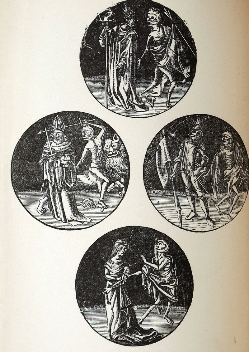1896 Rare Book - The Dance of Death by Hans Holbein with Also his Bible Cuts