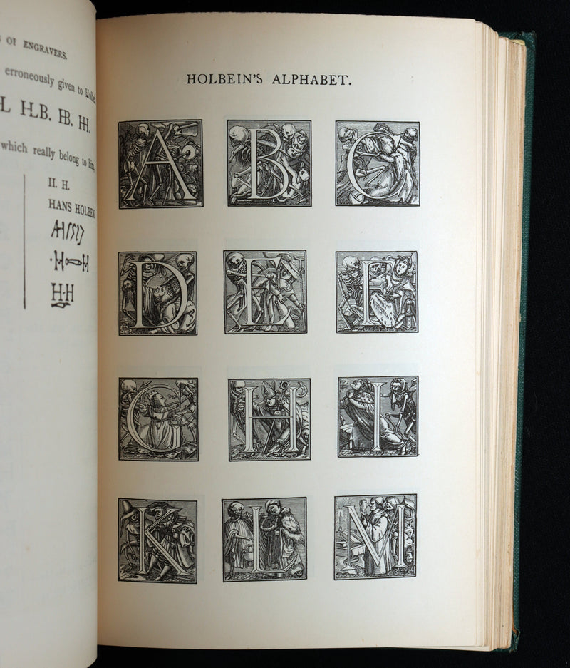 1896 Rare Book - The Dance of Death by Hans Holbein with Also his Bible Cuts
