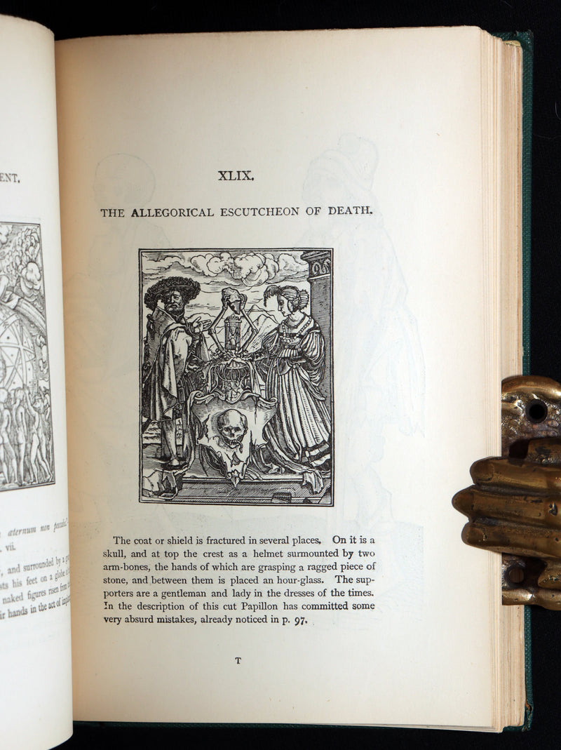 1896 Rare Book - The Dance of Death by Hans Holbein with Also his Bible Cuts