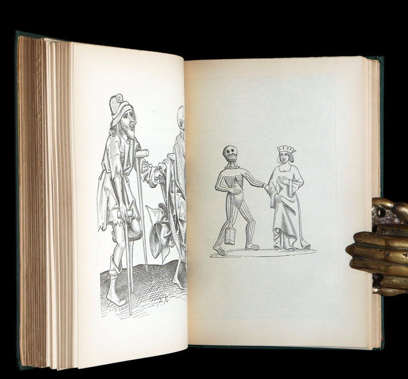 1896 Rare Book - The Dance of Death by Hans Holbein with Also his Bible Cuts