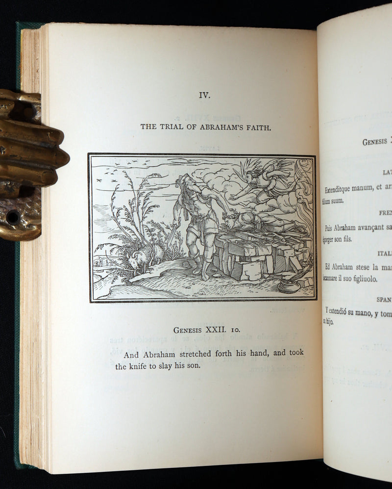 1896 Rare Book - The Dance of Death by Hans Holbein with Also his Bible Cuts