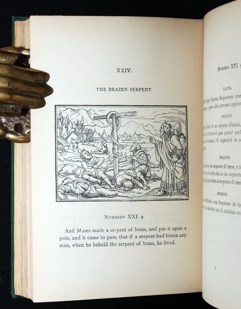 1896 Rare Book - The Dance of Death by Hans Holbein with Also his Bible Cuts