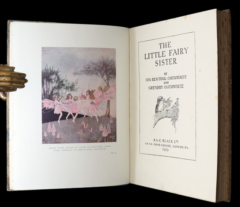 1929 Rare Book - The Little Fairy Sister Illustrated by Ida Rentoul Outhwaite