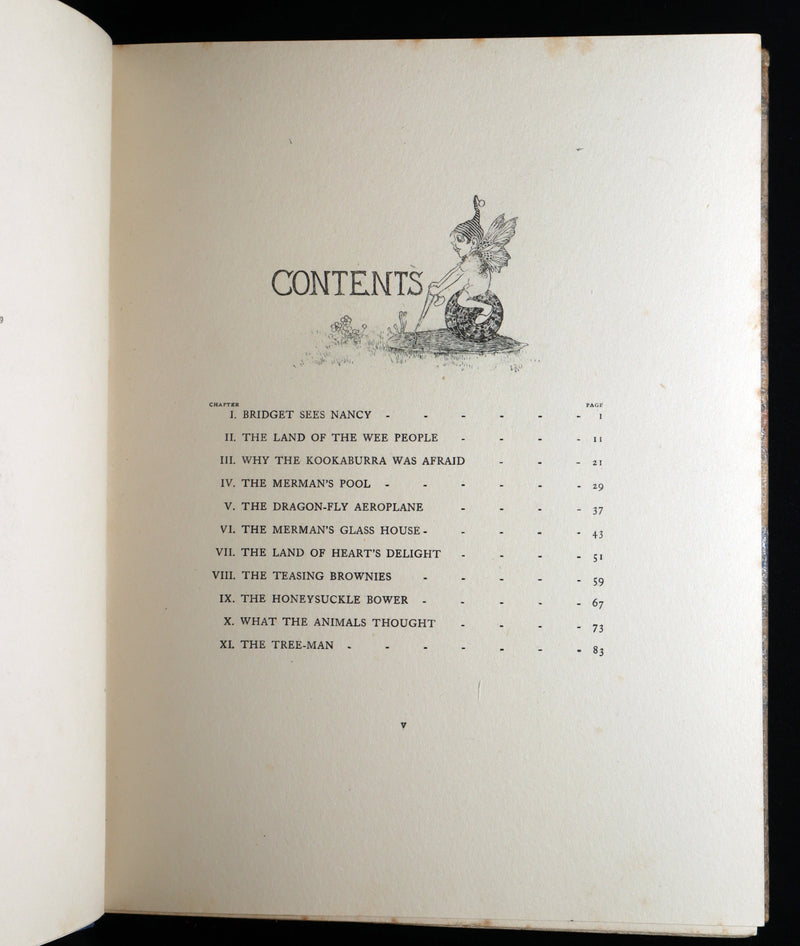 1929 Rare Book - The Little Fairy Sister Illustrated by Ida Rentoul Outhwaite