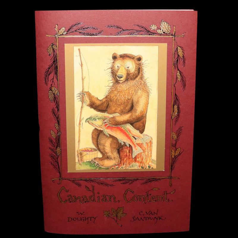 2009 Rare Signed Book - Canadian Content by Charles van Sandwyk