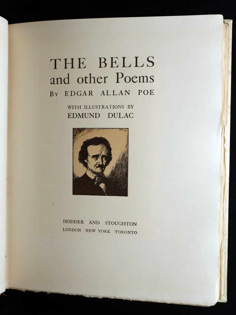 1912 Signed Limited Edition Edmund Dulac - The Bells by Edgar Allan Poe