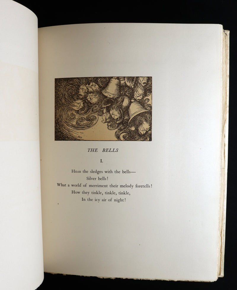 1912 Signed Limited Edition Edmund Dulac - The Bells by Edgar Allan Poe
