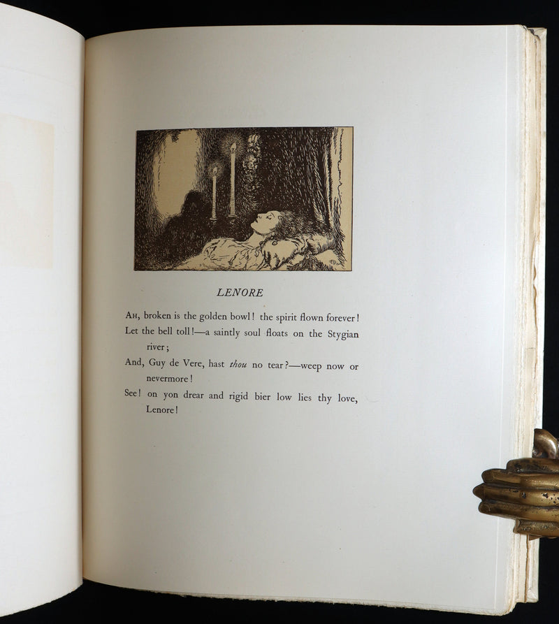 1912 Signed Limited Edition Edmund Dulac - The Bells by Edgar Allan Poe