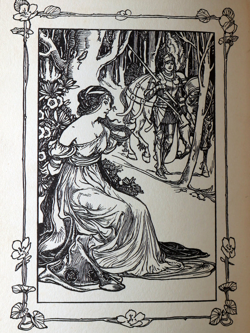 1899 Scarce First Edition - The Courteous Knight Illustrated by Robert Hope