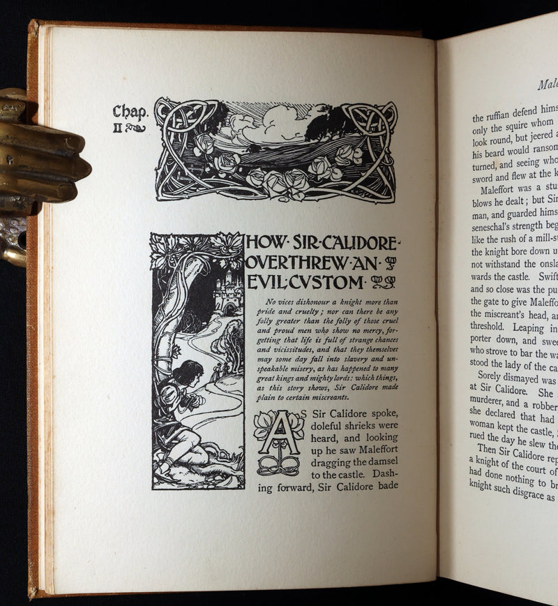 1899 Scarce First Edition - The Courteous Knight Illustrated by Robert Hope