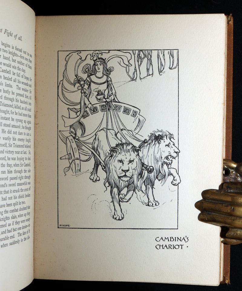 1899 Scarce First Edition - The Courteous Knight Illustrated by Robert Hope