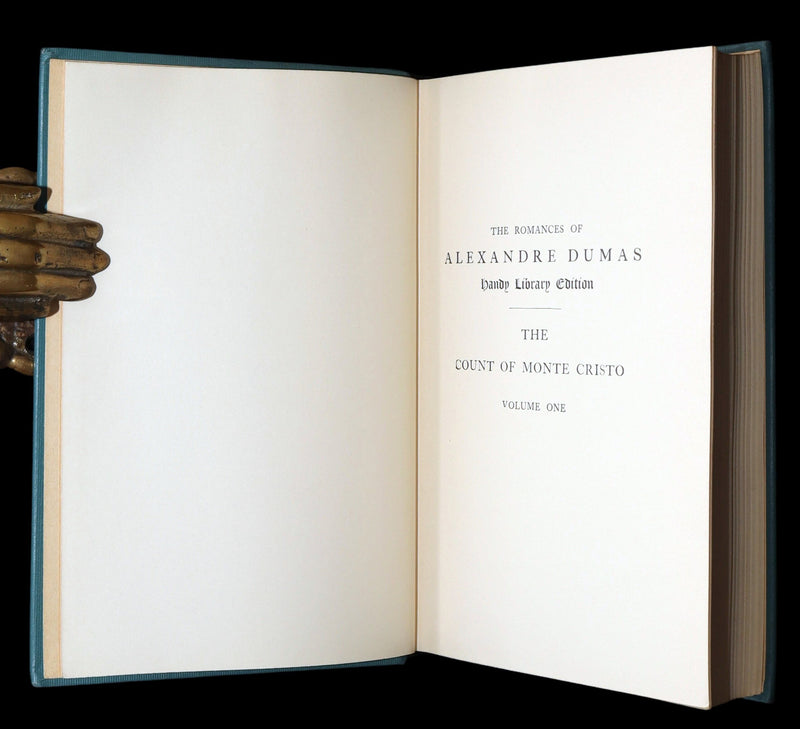 1894 Rare Book Set - The Count of Monte Cristo by Alexandre Dumas