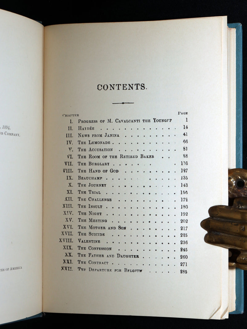 1894 Rare Book Set - The Count of Monte Cristo by Alexandre Dumas
