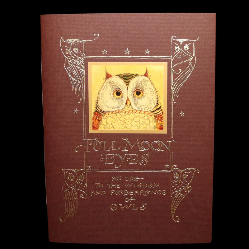 2012 Scarce Signed 1stED - Full Moon Eyes; Ode to Owls by Charles van Sandwyk