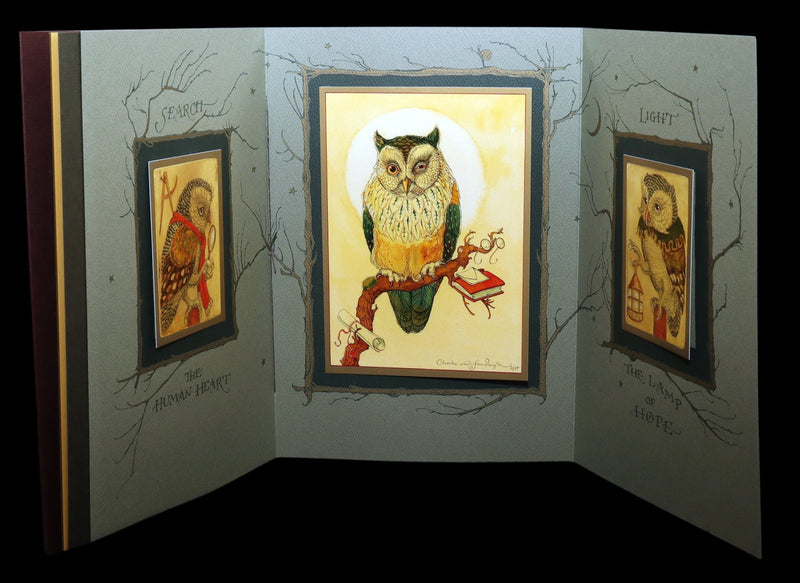 2012 Scarce Signed 1stED - Full Moon Eyes; Ode to Owls by Charles van Sandwyk