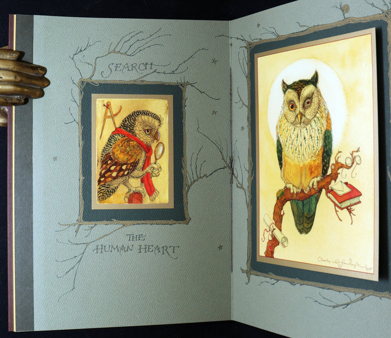 2012 Scarce Signed 1stED - Full Moon Eyes; Ode to Owls by Charles van Sandwyk