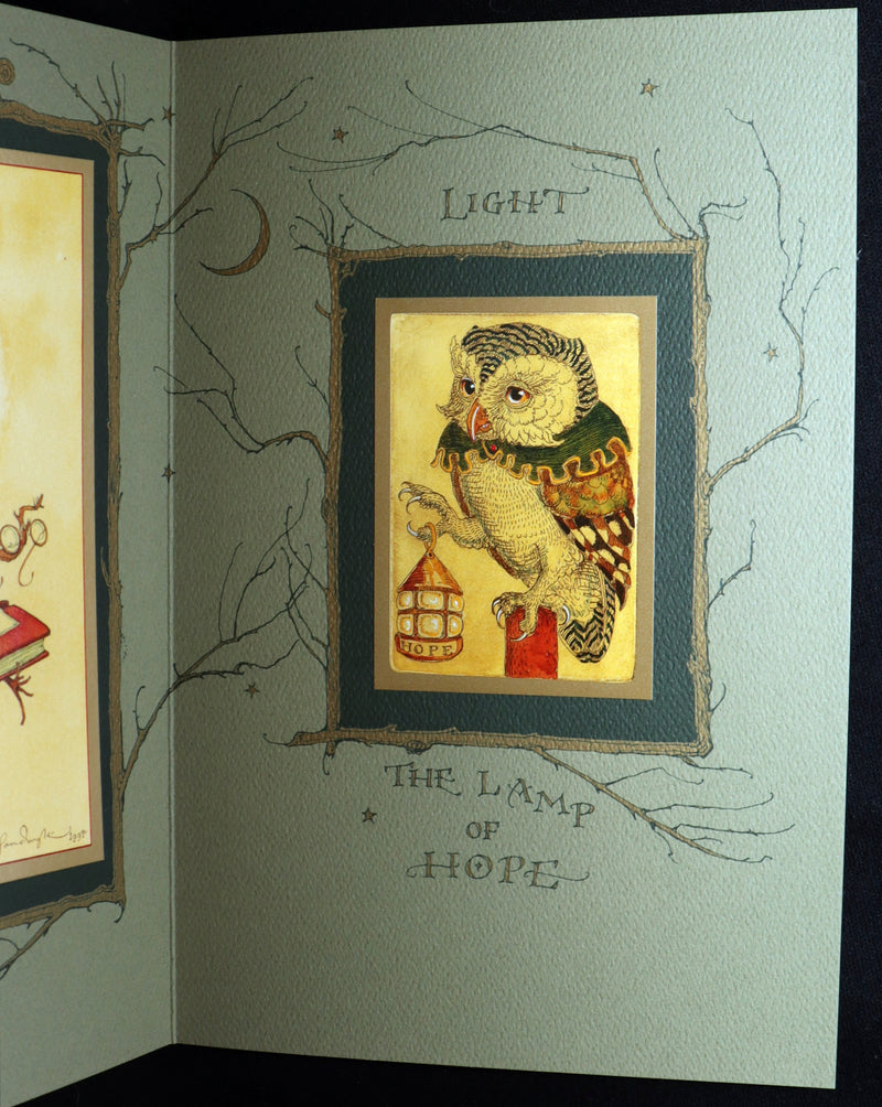 2012 Scarce Signed 1stED - Full Moon Eyes; Ode to Owls by Charles van Sandwyk