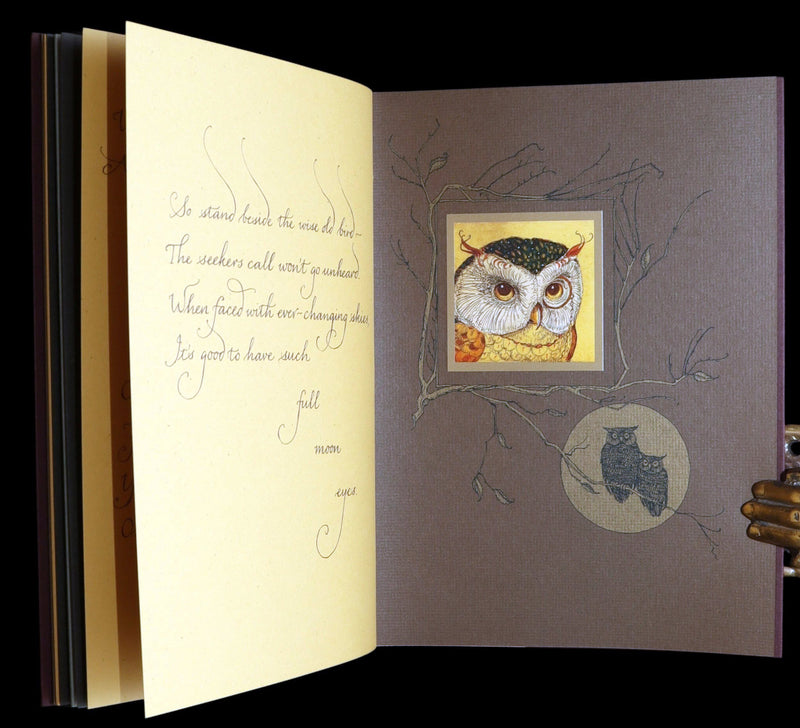 2012 Scarce Signed 1stED - Full Moon Eyes; Ode to Owls by Charles van Sandwyk