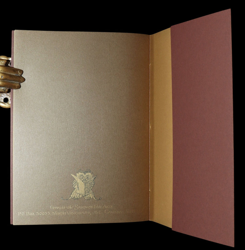 2012 Scarce Signed 1stED - Full Moon Eyes; Ode to Owls by Charles van Sandwyk
