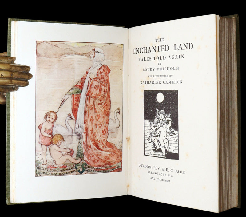 1906 Rare book - The Enchanted Land; Tales Told Again by Katharine Cameron