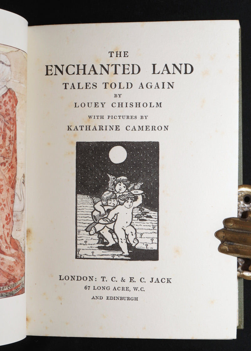 1906 Rare book - The Enchanted Land; Tales Told Again by Katharine Cameron