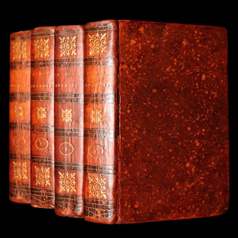 1809 Rare Book Set - Life and Exploits of Don Quixote de la Mancha, Illustrated