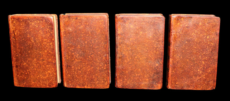 1809 Rare Book Set - Life and Exploits of Don Quixote de la Mancha, Illustrated