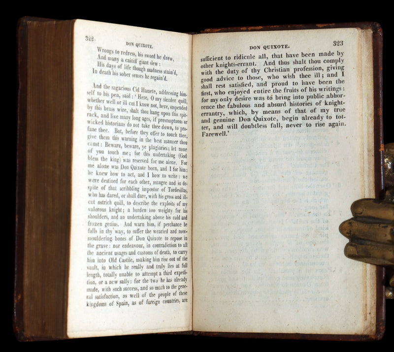 1809 Rare Book Set - Life and Exploits of Don Quixote de la Mancha, Illustrated