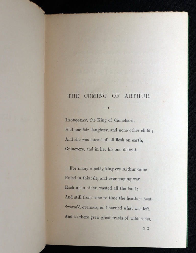 1870 First Edition - Legend of King Arthur, The Holy Grail by Alfred Tennyson